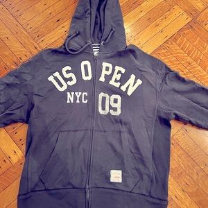 US Open hoodie. Size medium. Gray.